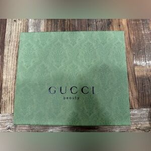 Gucci Beauty Olive Green Embossed Gift Box